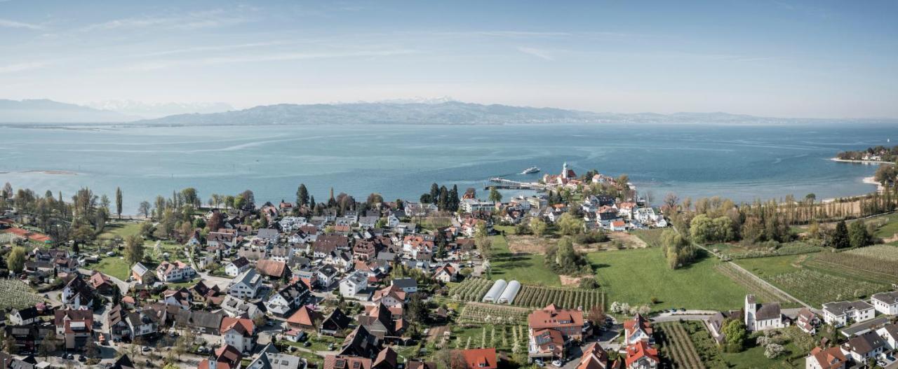 Ferienwohnung Seeblick Mit Blick Auf Die Alpen Wasserburg Dış mekan fotoğraf